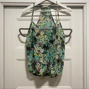 Floral chiffon layering camisole